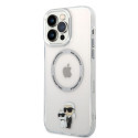 Karl Lagerfeld - Karl Lagerfeld IML Karl and Choupette MagSafe Case for iPhone 13 Pro Max Transparen