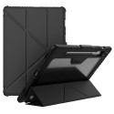 Nillkin - Nillkin Bumper PRO Protective Stand Case Multi-angle for Samsung Galaxy Tab S9+ Black