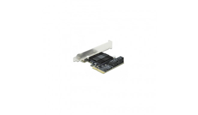 DeLOCK 5 port SATA PCI Express x4 Card - Low Profile Form Factor