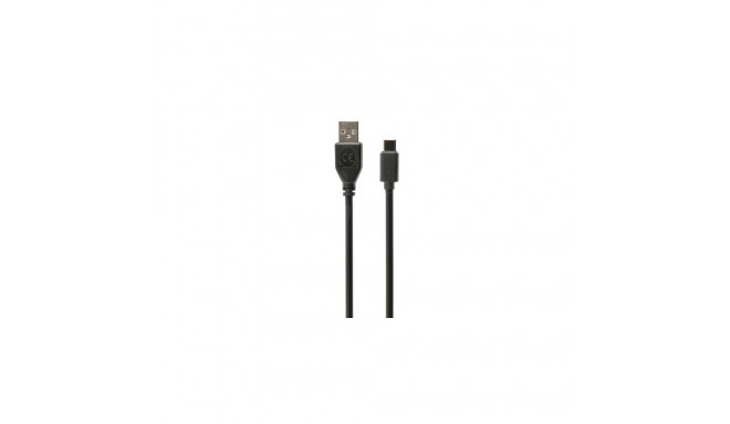 Gembird USB-A/USB-C, 1m USB cable USB 2.0 USB A USB C Black