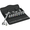 WERA 8100 SA 7 Zyklop Metal padrunikomplekt läbitõmmatav ruut
