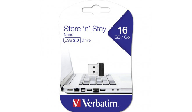 Verbatim Store n Stay Nano 16GB USB 2.0 97464