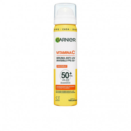 GARNIER VITAMINA C bruma anti-uv invisible SPF50+ previene manchas oscuras e ilumina 75 ml