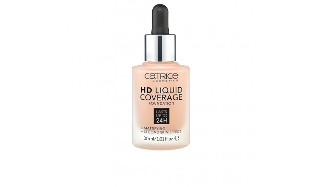 CATRICE BASE DE BASE DE COBERTURA LÍQUIDA HD dura hasta 24h #040-beige cálido 30 ml