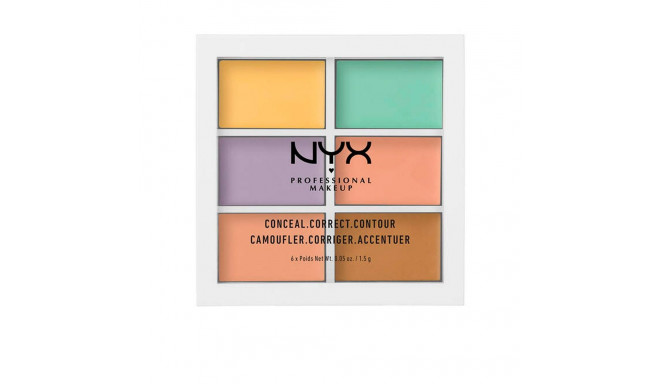 NYX PROFESSIONAL MAKE UP CONCEAL CORRECT CONTOUR palette 6 x 1,5 gr