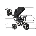 Trike Fix V3 kolmerattaline jalgratas must