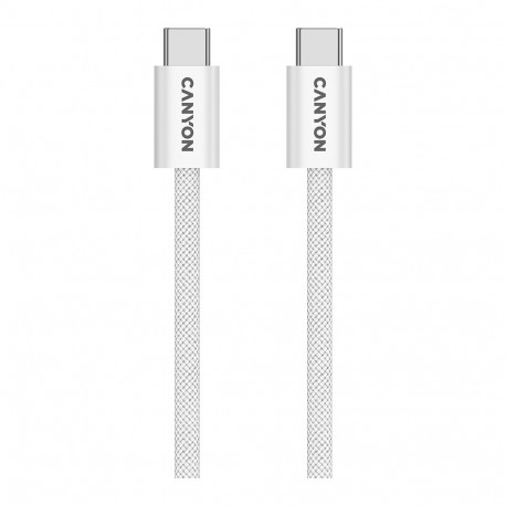 CANYON cable OnWire 60MG C-C 60W Magnet Braided 1m White