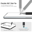 Puutepliiats mahtuvuslikule ekraanile Universal Stylus Pen, kahe erineva otsaga, must, Spigen