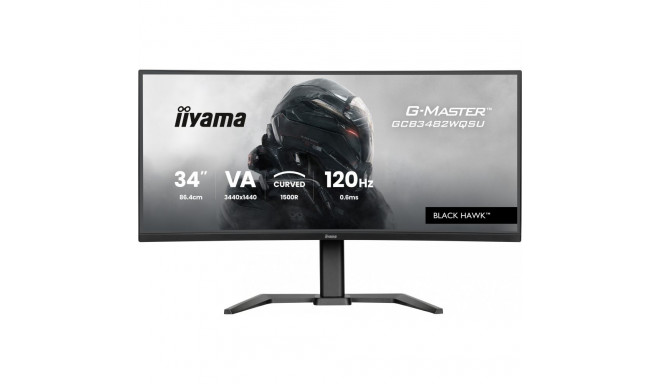 "TFT 34.0/86.4cm iiyama G-Master GCB3482WQSU Black Hawk *schwarz* 21:9"