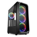 "Midi Sharkoon TK5M RGB Black"