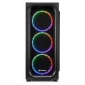 "Midi Sharkoon TK5M RGB Black"