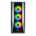 "Midi Sharkoon TG7M RGB Black"