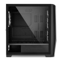 "Midi Sharkoon TG7M RGB Black"