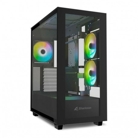 "Midi Sharkoon Rebel C60 RGB Black"