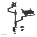 "Neomounts DS20-425BL2 Tischhalterung für 17-27"" Bildschirme und 11.6-17.3"" Laptops - Schwarz"