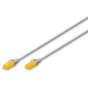 "DIGITUS CAT 6A U/UTP Slim Patchkabel 5.0m grau"