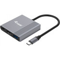 "Equip Dock USB-C->HDMI.USB-A.100WPD 25cm gr"