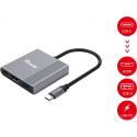 "Equip Dock USB-C->HDMI.USB-A.100WPD 25cm gr"
