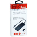 "Equip USB-Hub 4-Port 3.2 ->4x3.0 +USB-C Adp.5Gbps o.Netz.sw"