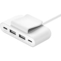 "Belkin 4-Port USB-Splitter 2x USB-C, 2xUSB-A, max.30 W, weiss"