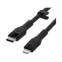 "Belkin Flex Lightning/USB-C, Apple zert., 2m, schwarz"