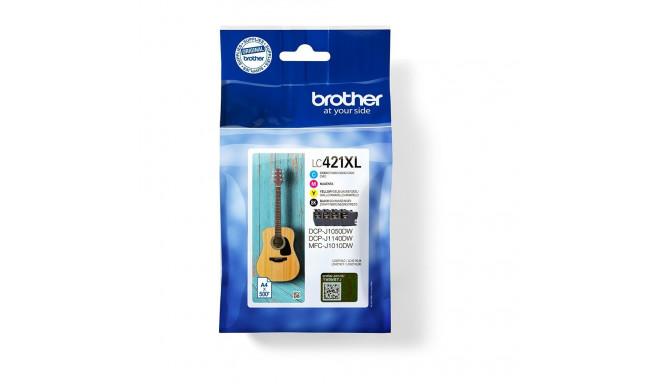 "Brother 4-pack of Black Cyan Magenta and Yellow 500-page high capacity ink cartridges for DCP-J1050