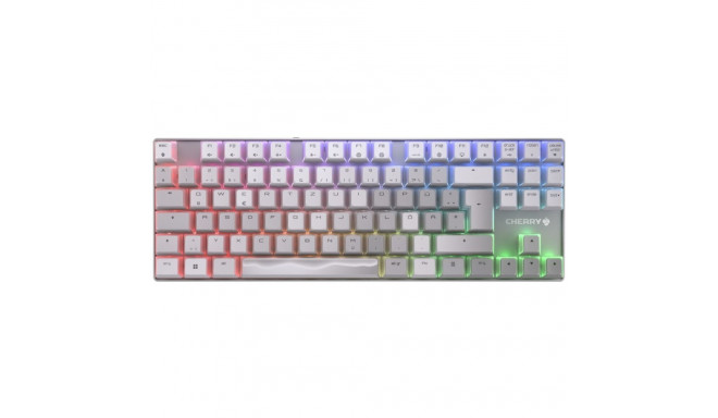"CHERRY XTRFY TAS MX 8.2 XAGA TKL Wireless DE-Layout weiß"