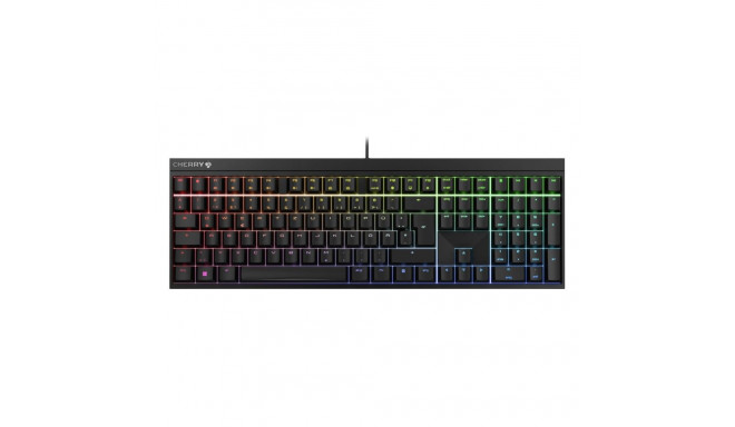 "CHERRY TAS MX 2.0S RGB Corded DE-Layout schwarz MX BLACK"