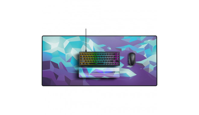 "CHERRY Xtrfy ZUB WR5 Compact Resin Wrist Rest Litus Blue"