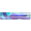 "CHERRY Xtrfy ZUB WR5 Compact Resin Wrist Rest Litus Blue"