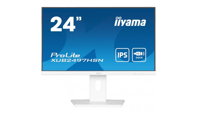 "IIYAMA 60.5cm (23.8"") XUB2497HSN-W2 16:9 HDMI+DP+USB-C Lift"