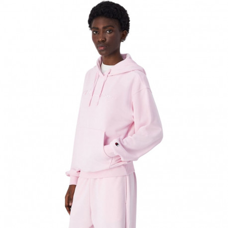Bluza damska Champion Hooded Sweatshirt jasnoróżowa 117785 PS195 S