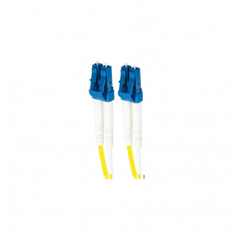 Enhanced LC - LC G.652D YELLOW LSZH 2F 2.0mm ZDPX 1M