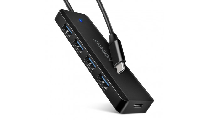 HUE-C1C HUB 4-portiline USB 5Gbps 19cm USB-C kaabel