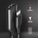 AXAGON RVC-HI2M USB-C–HDMI 2.0 adapter 4K/60Hz alumiiniumist – 25 cm AXAGON RVC-HI2M USB-C–HDMI 2.0 adapter 4K/60Hz alumiiniumist – 25 cm