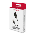AXAGON ADA-12 USB 2.0 Stereo Audio Mini-Adapter 15 cm Kabellange