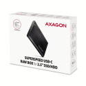 AXAGON EE25-A6C USB-C 3.2 - SATA 6G 2.5" external hard disk enclosure - schwarz