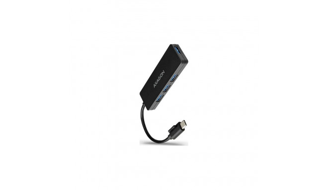 Hub HUE-G1C 4x USB3.2 Gen 1 õhuke 14cm Type-C kaabel