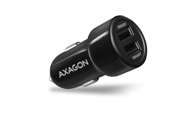AXAGON PWC-5V5 autolaadija Smart 5V 2 4A + 2 4A 24W must