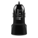 AXAGON PWC-5V5 autolaadija nutikas 5V 2 4A + 2 4A 24W must