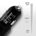 AXAGON PWC-5V5 autolaadija nutikas 5V 2 4A + 2 4A 24W must