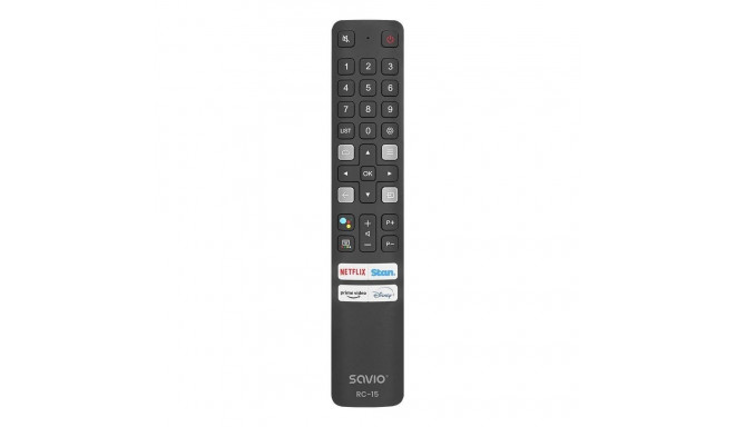 SAVIO RC-15 universal remote control/replacement for TCL SMART TV