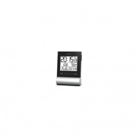Hama DCF ALARM CLOCK "BLACK LINE"