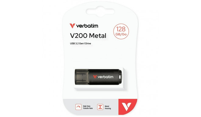 Pendrive Verbatim V200 128GB USB-A black 30212