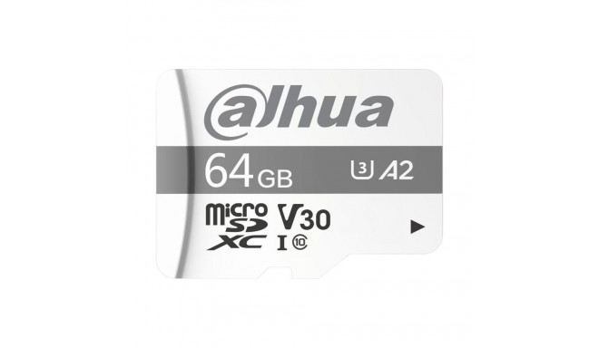 Dahua Technology TF-P100 MicroSDXC kaart 64 GB Class 10 UHS-I U3 A1 V30 (TF-P100-64GB)