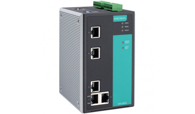 Switch Moxa EDS-505A-T
