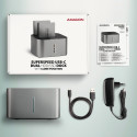 ADSA-DC docking station SATA 2.5/3.5 2x HDD/SSD