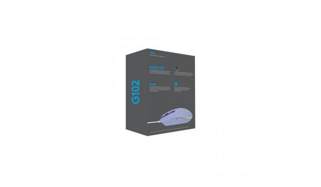Logitech G102 Lightsync lilla