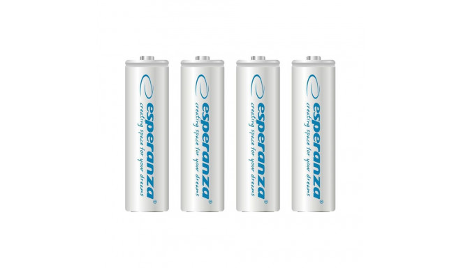 Esperanza Battery white AA / R6 2000mAh 4 pcs.