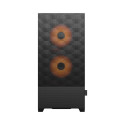 Fractal Design | Pop Air RGB | Side window | Orange Core TG Clear Tint | ATX, mATX, Mini ITX | Power